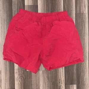 Men’s large aftco red shorts summer southern swim